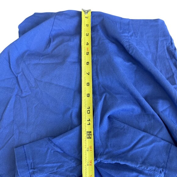 Vintage Lorendu Womens Blue Wrap Skort With Ring Detail Size L - Picture 7 of 7